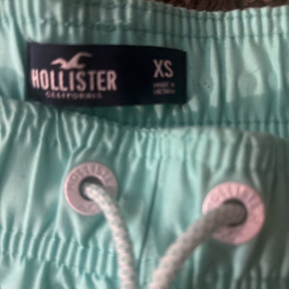 Hollister Kids Aqua Drawstring Shorts
